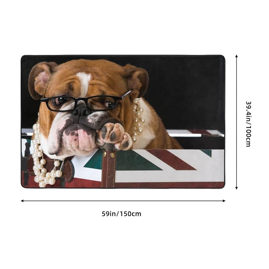 犬　ドッグ　ラグマット　犬柄　フレンチブルドッグ　カーペット　ブランケット Amazon | カーペット 長方形 大きい ラグ フレンチブルドッグ